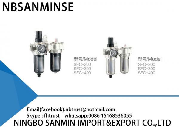 Buy Professional SFC FRL Pneumatic Industrial Air Filter Regulator And Lubricator at wholesale prices