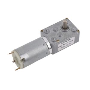 Buy cheap 90 Degrees Double Shaft Worm Gear Motor 24V Cylinder DC Motor Motor diameter from wholesalers