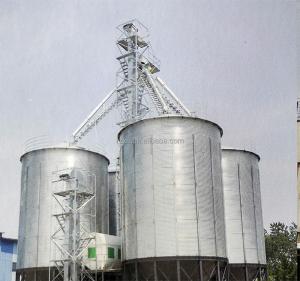 China Steel Grain Storage Silos Prices for STR STG150 1500 Ton Load Cell Construction on sale