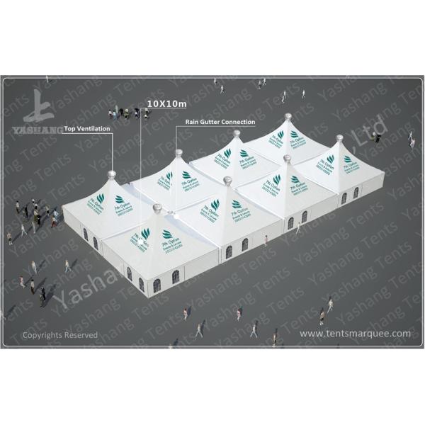 Solid Corrugated Sheet Walls Outdoor Warehouse Tents Marquee ISO CE Certification