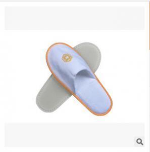 China New customed logo promotional cheap hotel towel cloth slipper on sale