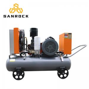 Quality Mini Portable Screw Air Compressor Electric Motor Driven Open Frame for sale