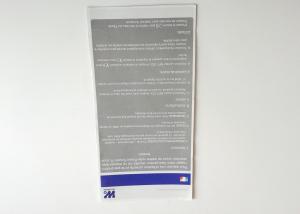 Quality C2S Paper Double Side Folded Leaflet Printing, Customized Two Folds User Instruction Manual for sale