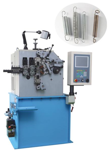 Advanced Compression Spring Maker Machine With CNC Controlled Servo Motion