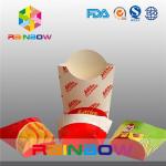 Folding Paper Box Packaging For French Fries Packaging, Take Away Fast Food