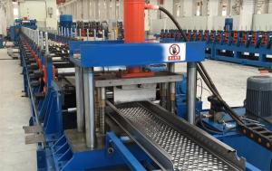China Galvanized Steel Scaffold Panel Roll Forming Line Machine 300-600mm on sale