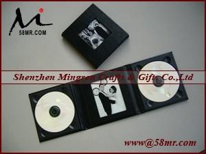 Quality Leather Wedding Double cd dvd Album Case for sale