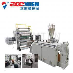 China Sheet Board Extrusion Wall Panel Machine , Artificial Marble Production Line PVC Faux on sale