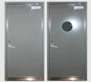 Quality Customized Steel Material Marine Doors , Inward Outward Opening Steel Gastight Door for sale