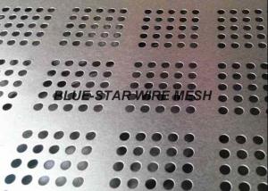 China Perforated Galvanized Sheet Metal , Stainless Steel Perforated Plate For Filtration / Shelving on sale