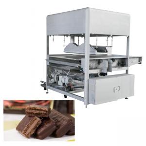 Quality Chocolate Bar 500kg/H 1200mm Mini Chocolate Enrober for sale