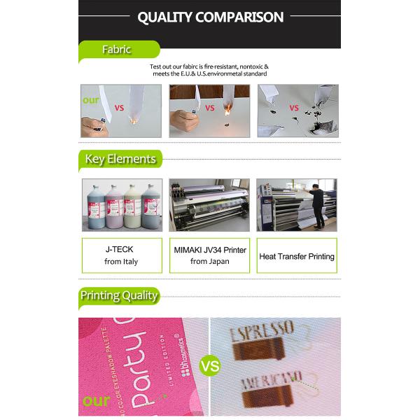 Free Standing Conference Booth Backdrop Vivid Image Recyclable With Led Light