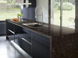 China India Angola Brown Granite Slab Countertop kitchen Granite Tile Countertop Cost Vanity Tops on sale
