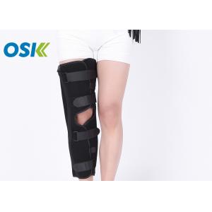 China Black / Red Stabilizing Knee Support , Neoprene Knee Brace With Patella Support on sale