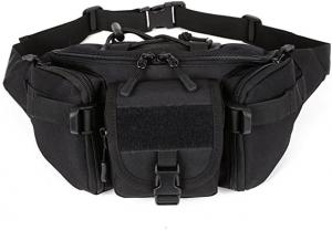 Quality Molle Tactical Waist Bag Military Waist Pack For Outdoors Walking Running Hiking Camping for sale