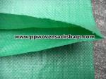 Biodegradable Green PP Woven Bags for Packing Limestone / Industrial PP Sacks