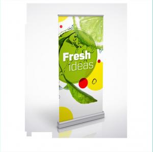 China Customized Exhibition Roll Up Banner Stand Pull Up Advertising Banners on sale