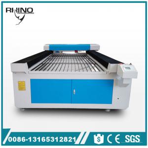 Quality Rubber / Leather / Fabric CO2 Laser Cutter With Fast Speed 100W Laser Tube for sale