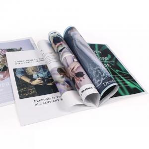 Quality Customized Size Matte Softcover Brochure Booklet Printing for sale