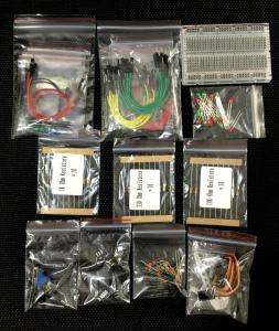 Quality Arduino Experiment 400 Points Circuit Breadboard Kit 330Ω , 1kΩ , 10kΩ Resistor for sale