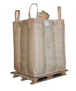 Quality 1300kg FIBC Bulk Bags spout Jumbo Big Baffle Bag Water Proof For Fertilizer Grain Seed for sale
