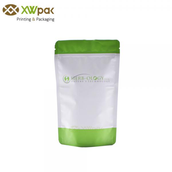 Buy Heat Sealable Stand Up Pouches Custom Printed Aluminum Foil Lined Zipper For Tea at wholesale prices