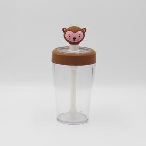 Buy cheap OEM Transparent Reusable Straw Water Bottle 185*89mm Juice Bottle from wholesalers