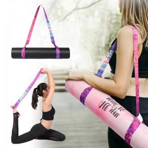 China Stretch Fitness Yoga Mat Sling , Adjustable Elastic Yoga Strap Belt Exercise on sale