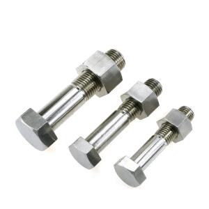 China SS M4 M5 M6 M8 M10 M12 Heavy Hex Headed Cap Screw Machine Bolt and Nuts Hex Machine Tap Bolt for Heavy Duty Applications on sale