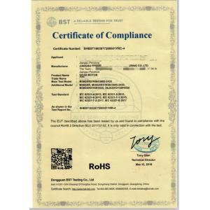 Changzhou Vic-Tech Motor Technology Co., Ltd. Certifications