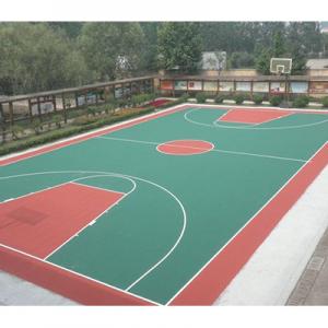 Quality Thick Waterproof Rubber Flooring , Volleyball Court Rubber Flooring For Basement for sale