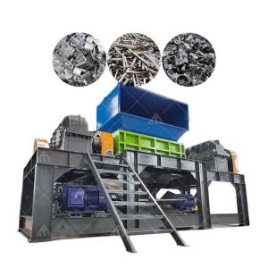 Buy cheap Engine Wheel Aluminum Shredder Waste Recycling Dual Shaft Shredder from wholesalers