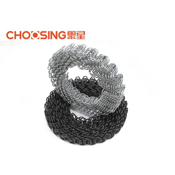 Sofa Replacement Upholstery Zig Zag Springs Loop Height 46 - 48mm Chrome Plating