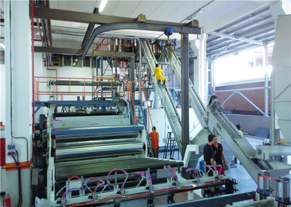 Buy High Efficiency Plastic Sheet Extrusion Line PE Sheet Making Machine at wholesale prices