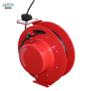 Quality Electric Spring Driven Cord Retractable Hose Reel 45 Feet Of 12/3 Cord GFCI Dual Outlet for sale