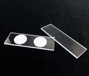 China Clear 99.99% Machining Quartz Glass Ground Edge Xrd Medical Microscope Slide on sale