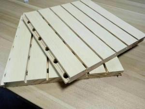 China Conference Hall Wood Fiber Acoustic Panels Sound Insulation Materials on sale