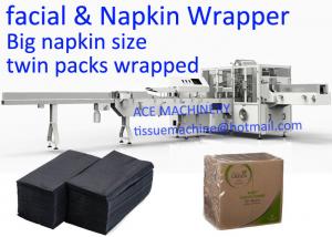 China Automatic Twin Packs Napkin Wrapping Machine on sale