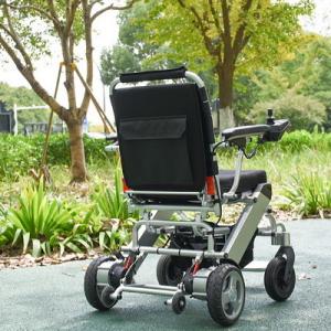 Quality Fast One Click Folding Portable Electric Wheelchair Multifunctional for sale
