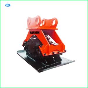 Quality 12-16 Ton Excavator Hydraulic Compactor Plate Red High Strength Steel for sale