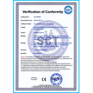 Sino Inflatables Co., Ltd. (Guangzhou) Certifications