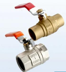Quality 1/2 - 2 Inch Female Brass Ball Valve Iron Handle Sanitary Ball Valve for sale