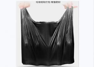 China Black Vest Type Plastic Garbage Bag on sale