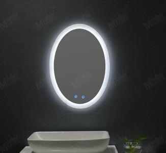 Buy 600x600mm bathroom makeup lighted mirror at wholesale prices