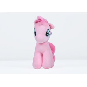 China Super Soft Fabric Rainbow Pony Toy Pink Color Machine Washable Mini Size on sale