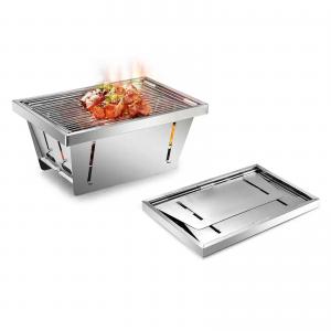Quality Camping Foldable Manual Barbecue Charcoal Grills Detachable Bbq Grill Outdoor for sale