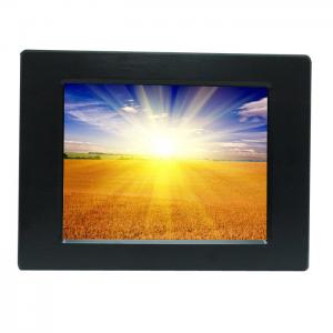 China 10.4 panel mount sunlight readable LCD monitor with resistive pcap touchscreen on sale