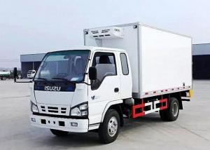 Quality 3-5 Tons ISUZU 4×2 Refrigerated Van Truck , Freezer Box Vehicle For Meat / Fish for sale