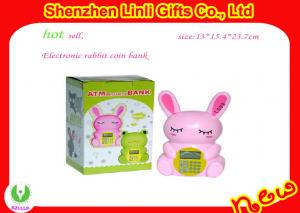 2011 promotion cute novelty automatically identify Rabbit coins banks 