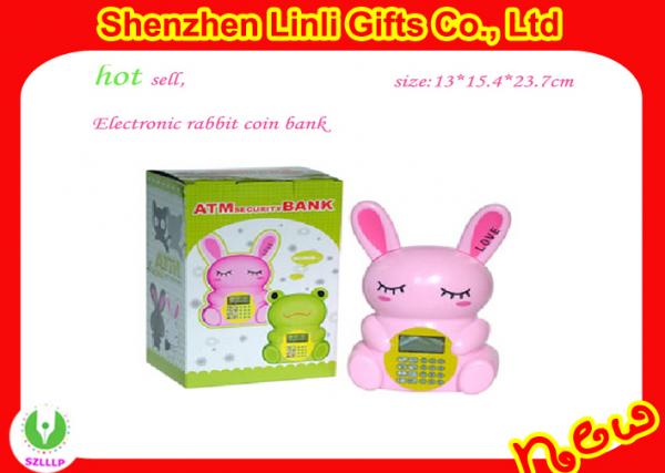 Buy 2011 promotion cute novelty automatically identify Rabbit coins banks  at wholesale prices